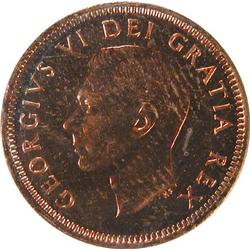 Canada One Cent 1950 ICCS SP-64 Red