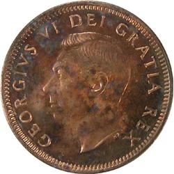 Canada One Cent 1951 ICCS SP-64 Red