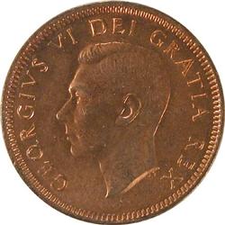 Canada One Cent 1951 ICCS MS-65 Red