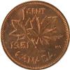Image 2 : Canada One Cent 1951 ICCS MS-65 Red