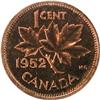 Image 2 : Canada One Cent 1952 ICCS SP-64 Red