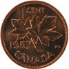 Image 2 : Canada One Cent 1957 NGC PL-66 Red