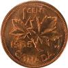 Image 2 : Canada Cent 1965 Type 4 ICCS MS-64 Red