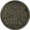 Image 2 : Canada Five Cents 1885 5/5 ICCS VG-10