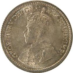 Canada Five Cents 1917 ICCS MS-63