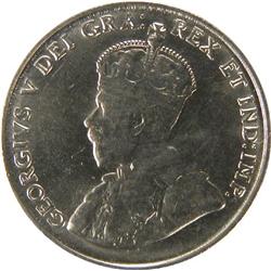 Canada Five Cents 1922 ICCS MS-62