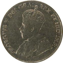 Canada Five Cents 1925 CCCS VF-20