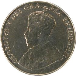 Canada Five Cents 1926 Far 6 PCGS AU-55