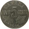 Image 2 : Canada Five Cents 1926 Far 6 CCCS VG-10