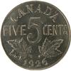 Image 2 : Canada Five Cents 1926 Near 6 ICCS MS64