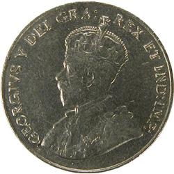 Canada Five Cents 1926 Near 6, EF-AU