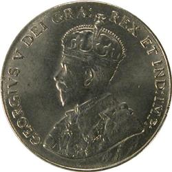 Canada Five Cents 1928 Uncirculated