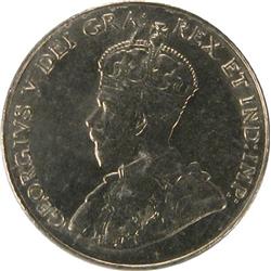 Canada Five Cents 1936 ICCS MS-62