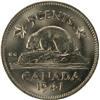 Image 2 : Canada Five Cents 1941 ICCS MS-64