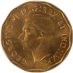 Canada Five Cents 1942 Tombac ICCS MS65