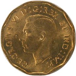Canada Five Cents 1942 Tombac ICCS MS65