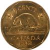 Image 2 : Canada Five Cents 1942 Tombac ICCS MS65