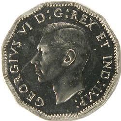 Canada Five Cents 1946 ICCS MS-64