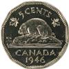 Image 2 : Canada Five Cents 1946 ICCS MS-64