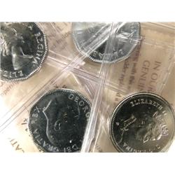 1951-2001 seven pieces, all ICCS MS-64