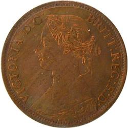 New Brunswick Half Cent 1861 ICCS MS-60