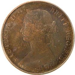New Brunswick Cent 1861 PCGS MS-63 BN