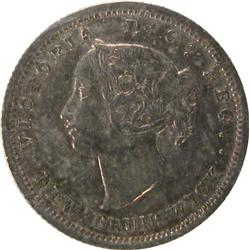 New Brunswick 5 Cents 1862 ICCS AU-50