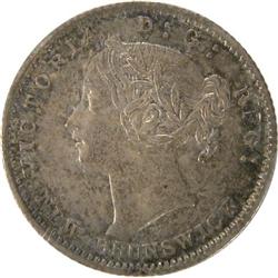 New Brunswick Ten Cents 1864 ICCS AU-55