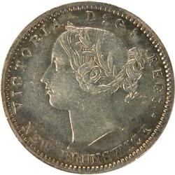 New Brunswick Ten Cents 1864 ICCS EF-40