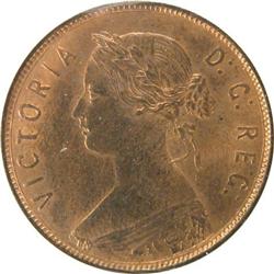 Newfoundland Cent 1872H ICCS MS-63 RB