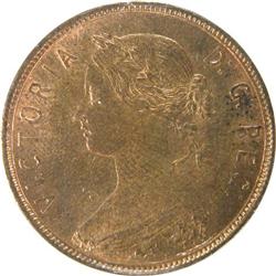 Newfoundland Cent 1890 ICCS MS-64 Red