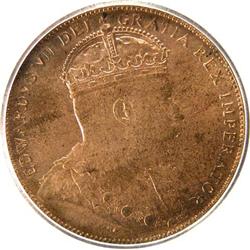 Newfoundland Cent 1907 PCGS MS-64 RB