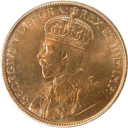 Newfoundland Cent 1913 PCGS MS-66 Red