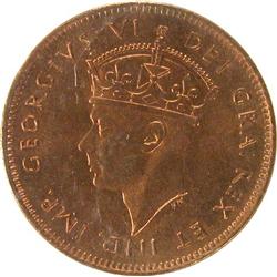 Newfoundland Cent 1941C ICCS MS-63 RB