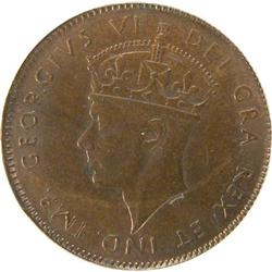 Newfoundland Cent 1944C PCGS MS-63 BN