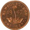 Image 2 : Newfoundland Cent 1947C ICCS MS-62 Red
