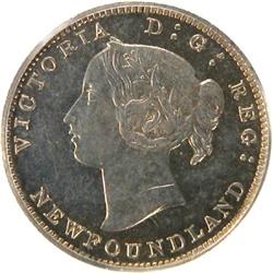 Newfoundland 5 Cents 1880 PCGS MS-65
