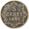 Image 2 : Newfoundland 5 Cents 1880 PCGS MS-65