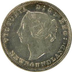 Newfoundland 5 Cents 1888 Obverse 3, EF