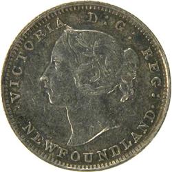 Newfoundland 5 Cents 1894, EF