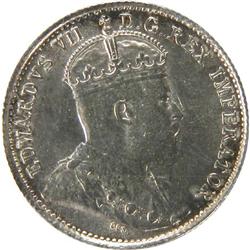 Newfoundland 5 Cents 1903 ICCS AU-58