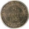 Image 2 : Newfoundland 5 Cents 1908 PCGS MS-64