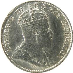 Newfoundland 5 Cents 1908 ICCS AU-58