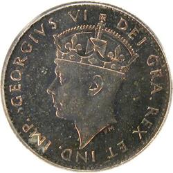 Newfoundland 5 Cents 1945C PCGS MS-66