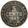 Image 2 : Newfoundland 5 Cents 1945C PCGS MS-66