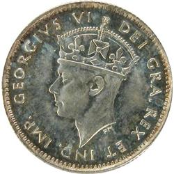 Newfoundland 5 Cents 1945C ICCS MS-64