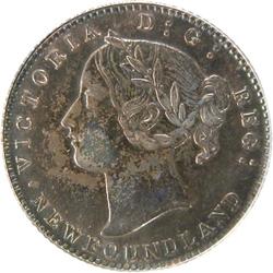 Newfoundland 10 Cents 1885 PCGS MS-64