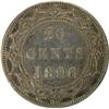 Image 2 : Newfoundland 20 Cents 1896 Small 96, EF
