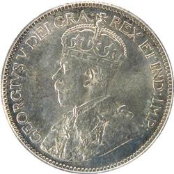 Newfoundland 25 Cents 1917C PCGS MS-62