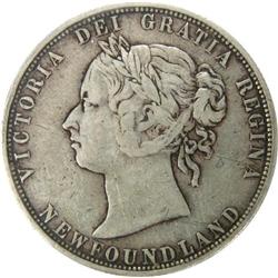 Newfoundland 50 Cents 1874 ICCS VF-20